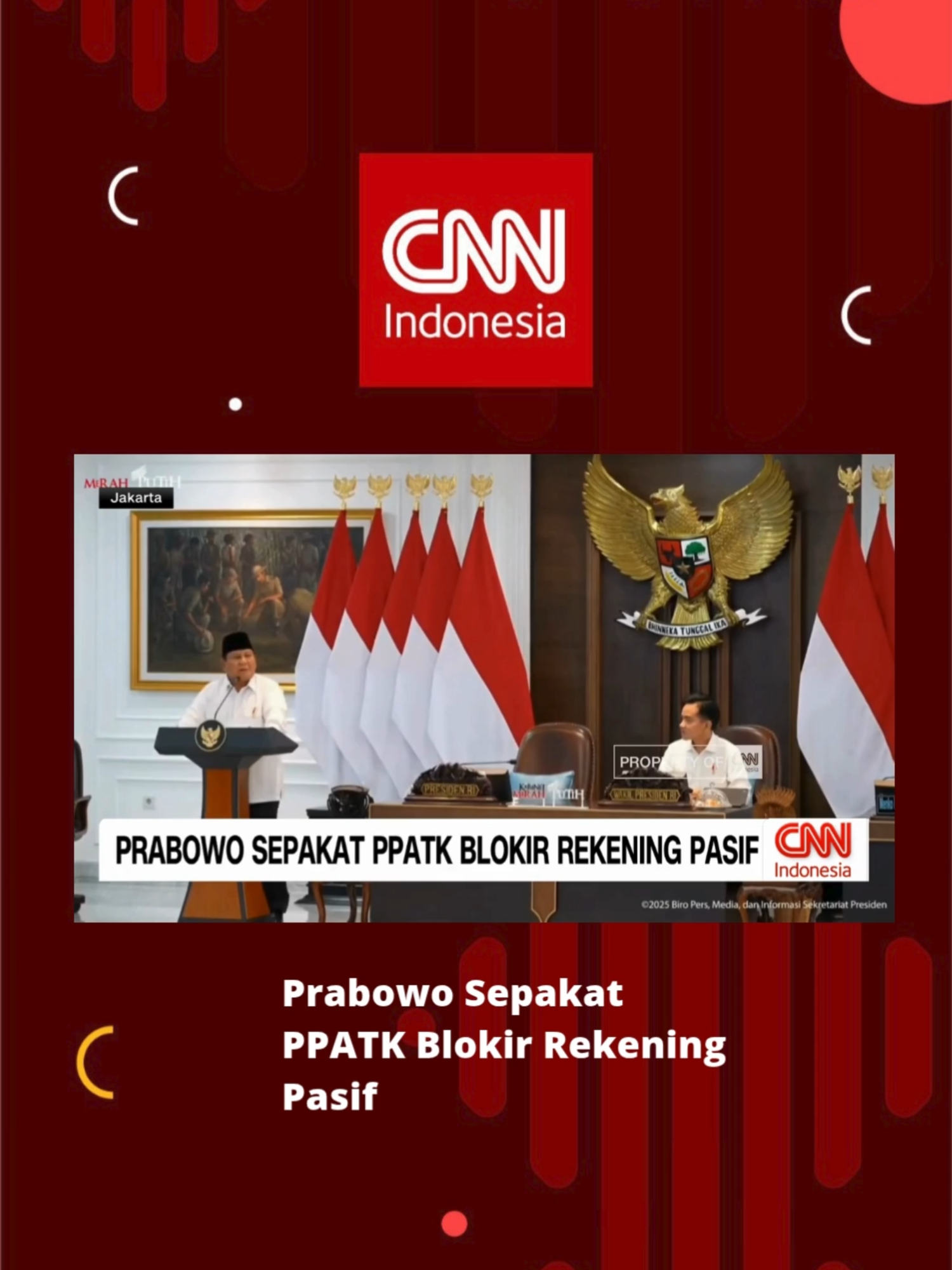 Kamis sore, Kepala Pusat Pelaporan dan Analisis Transaksi Keuangan (PPATK), Ivan Yustiavandana, menghadap Presiden Prabowo Subianto di Istana Negara. Ivan menyebut salah satu yang dibahas dalam rapat adalah terkait pemblokiran rekening bank pasif. #PPATK #Prabowo