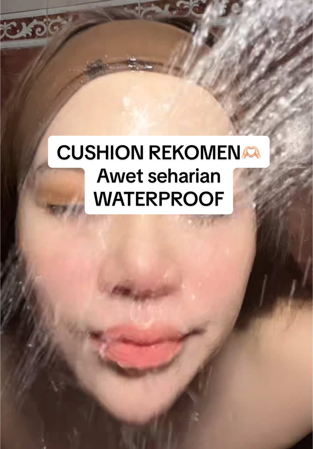 😭😭😭 tahan banting beneran  @HEXZE.ID #HEXZEIndonesia #HEXZE #HEXZECushion #HEXZELover #kbeauty 