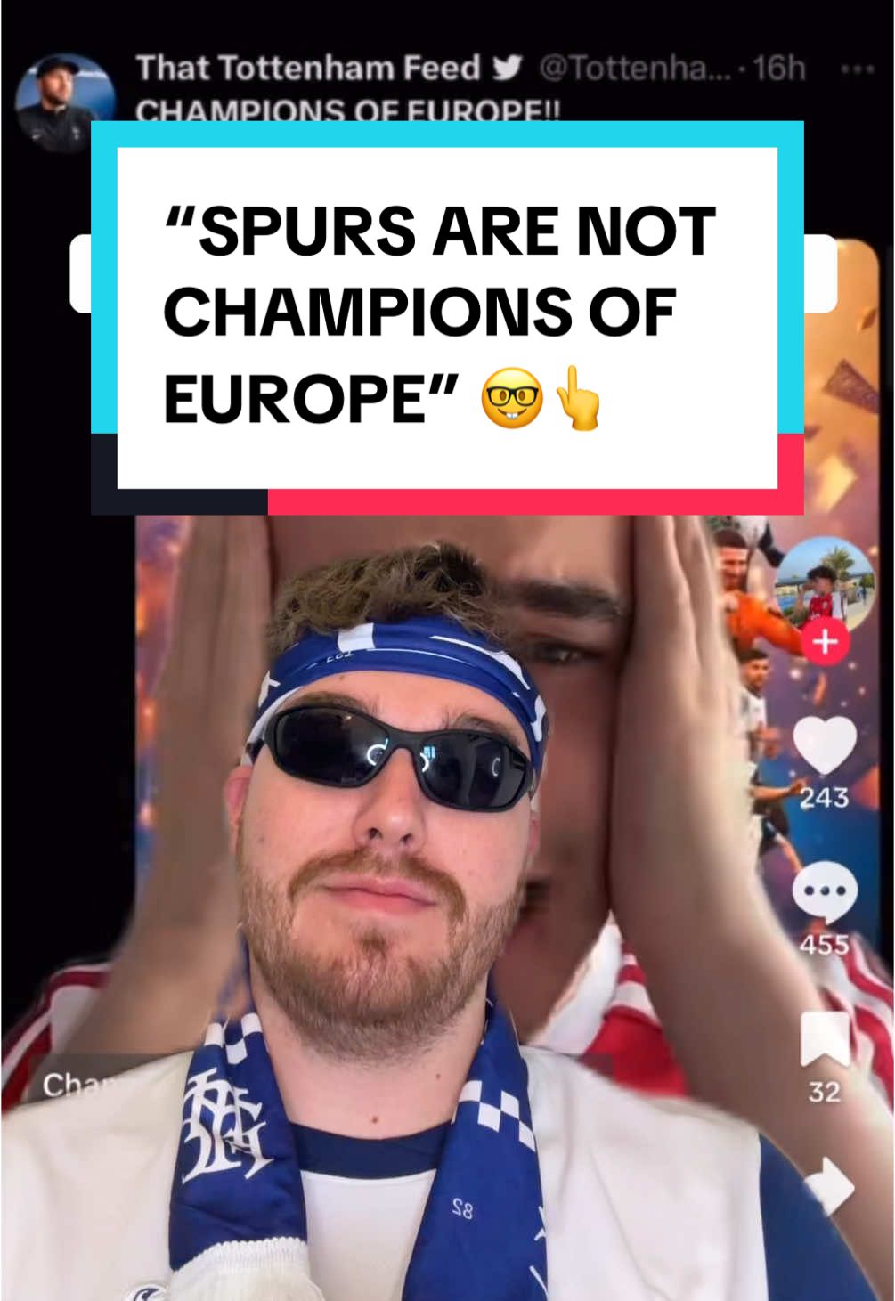 YOU’LL NEVER SING THAT 🤫🤫🤫 #tottenham #spurs #europaleague #arsenal #PremierLeague #tottenhamhotspur #footballtiktok #footballvideo #bentalksfootball #football #benbowmanthfc #spursfans 