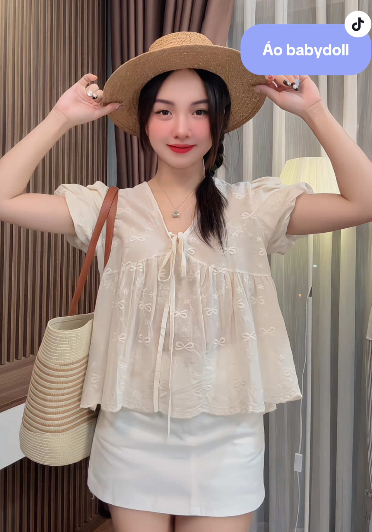Áo baby xinh iu  #aobabydoll #aoxinh #aobabydolltaybong #quynhsena 