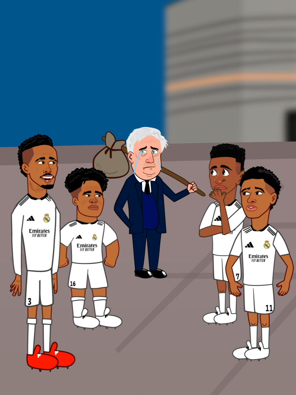 من مدريد إلى البرازيل.. لا يوجد مهرب من أنشيلوتي 😏 ورافينيا يتحسر على ما تركه في برشلونة 🤣 #انشيلوتي #ريال_مدريد #فينيسيوس #روديجو #رافينيا #فليك #365ScoresArabic 