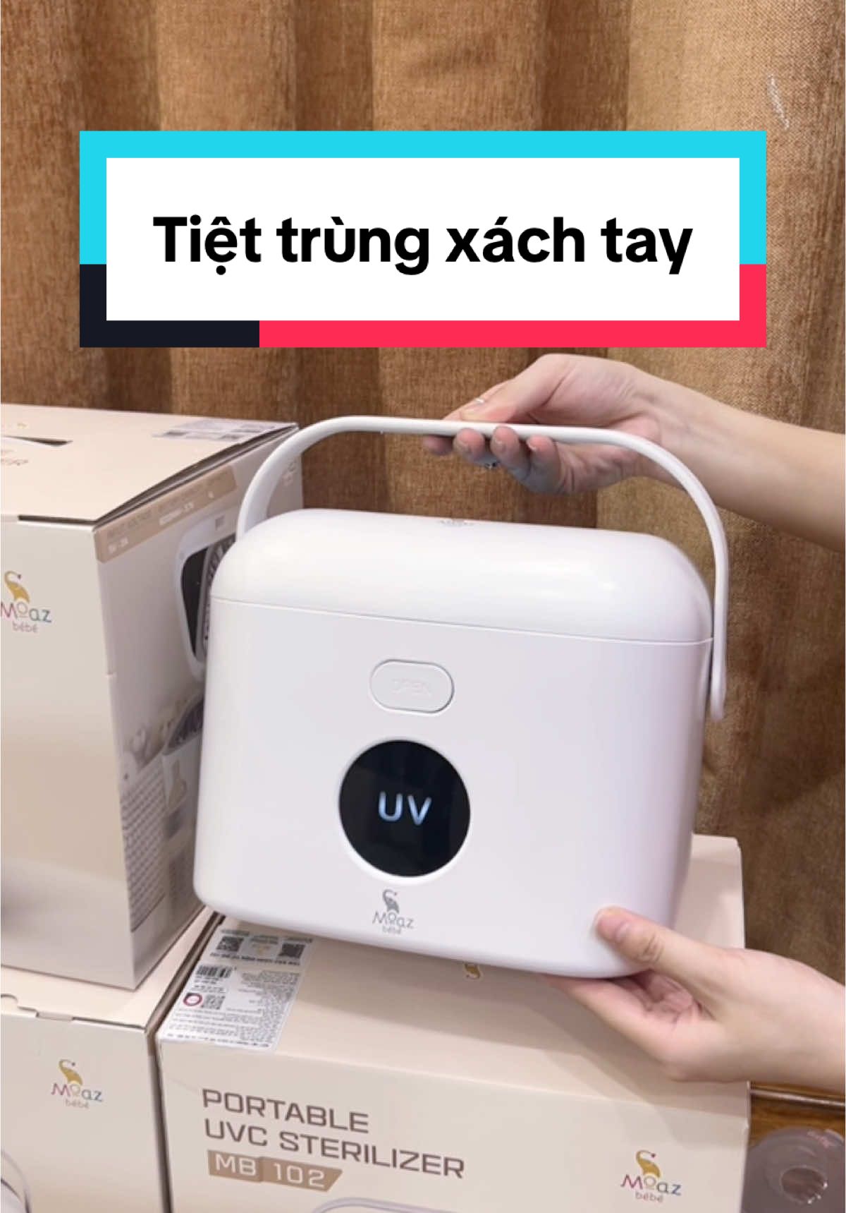 Máy tiệt trùng xách tay Moaz bebe MB 102 #moazbebe #moaz 