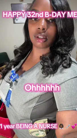 I can’t believe I been a nurse for 1 year & HAPPY BIRTHDAY TO ME🍾🍸🥂🥳#fyp #nursesoftiktok #nurse #CapCut #viral #birthdaygirl #birthday 