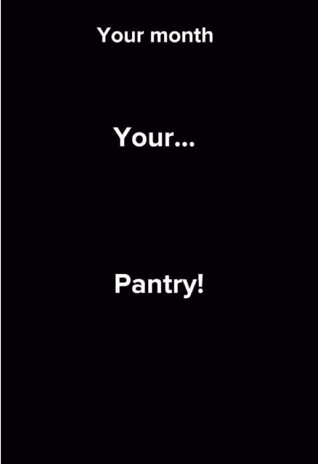 Your month your pantry!🍇          What is you month?#yourmonth #food #yummyfood #mouthwatering #yourmonthyour 