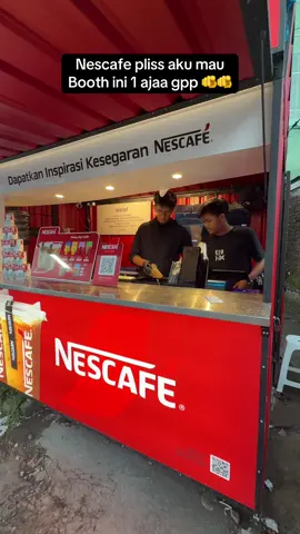 Satu booth @Nescafe  aja cukup bikin aku semangat usaha! Gimana cara daftarnya? 🫶🏻✨  ini area jakal jogja yaa #nescafe #kulinerviral #kopidangdut #milo #seger #fypシ゚ #jakal 