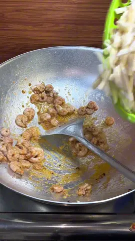 Củ hủ dừa xào tép #ngocdiepvlog #xuhuong 