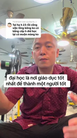 Trả lời @Đại Du シ các tiện nhân chuẩn bị vào đại học 
