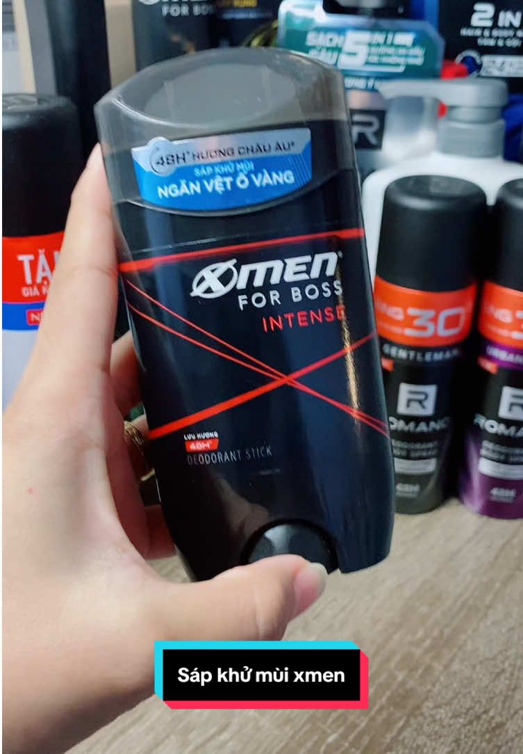 Sáp khử mùi xmen for boss hỗ trợ ngăn ố vàng áo, khử mùi 48h, lưu hương ngày dài#ngocmiuu99 #xmen #sapkhumui  @Ngọc Miuu99 