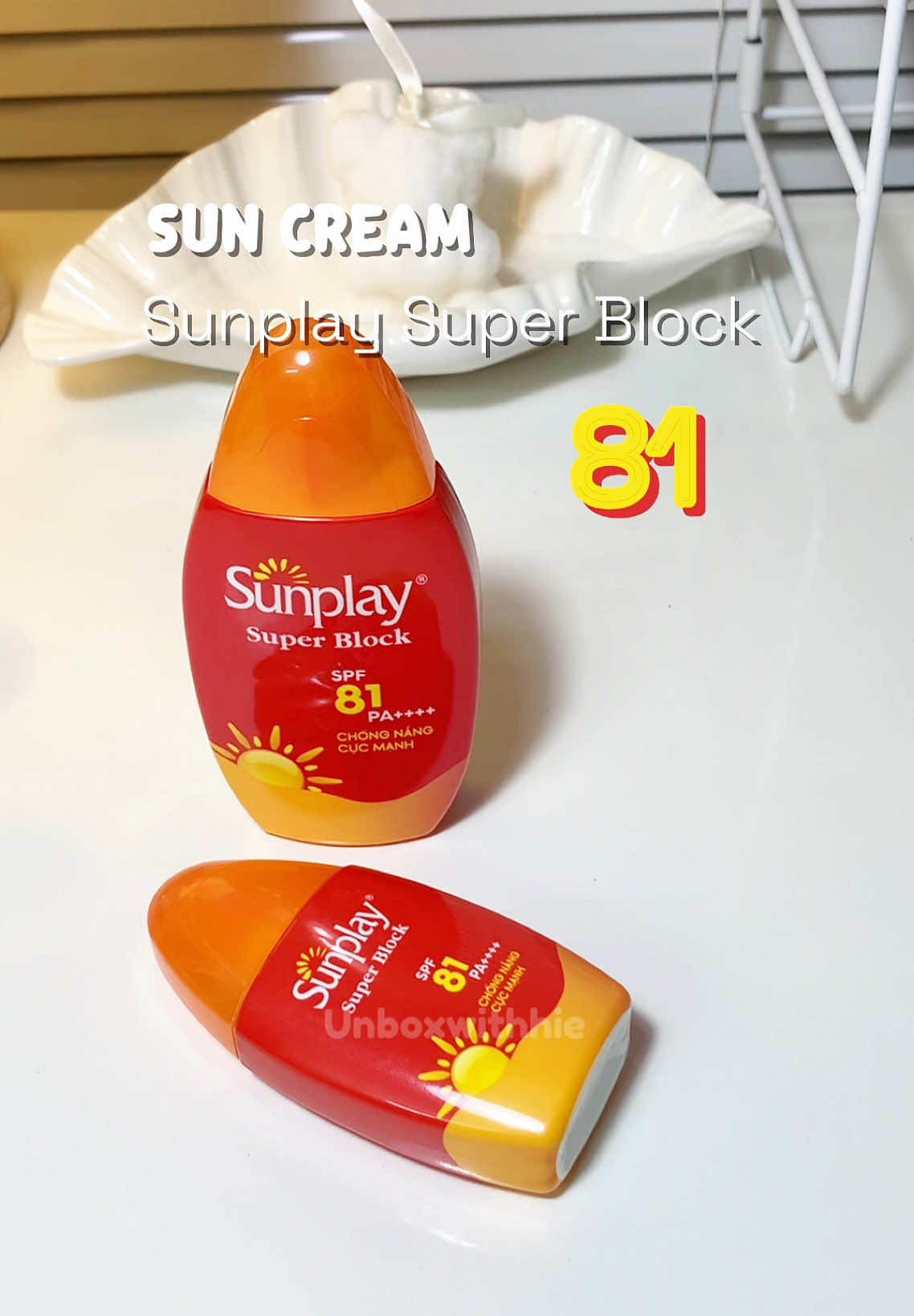 Hè roài đi biển thoi 🌞🌊 #sunplay #sunplaysuperblock #kemchongnang #suncream #xuhuong #viral #unboxwithhie