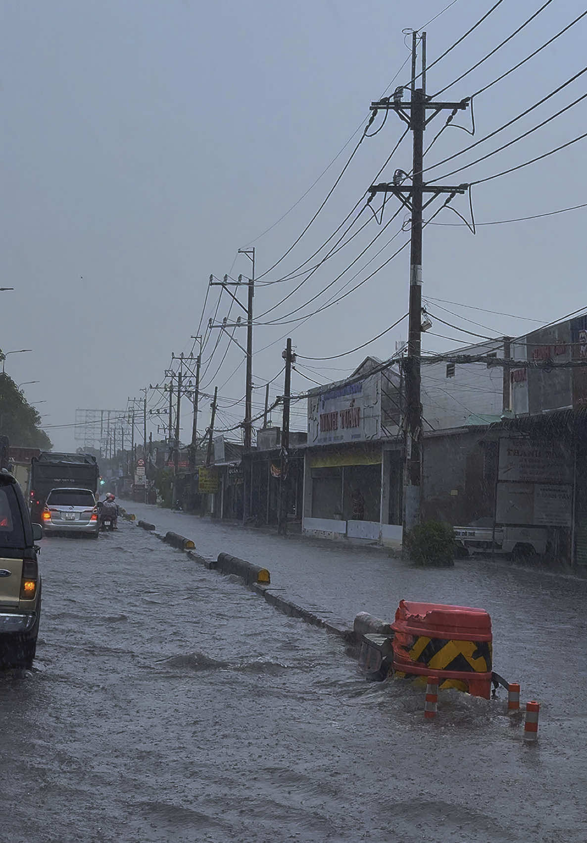 Nay Củ Chi lại mưa ⛈️⛈️#mưa #củchi #rain 
