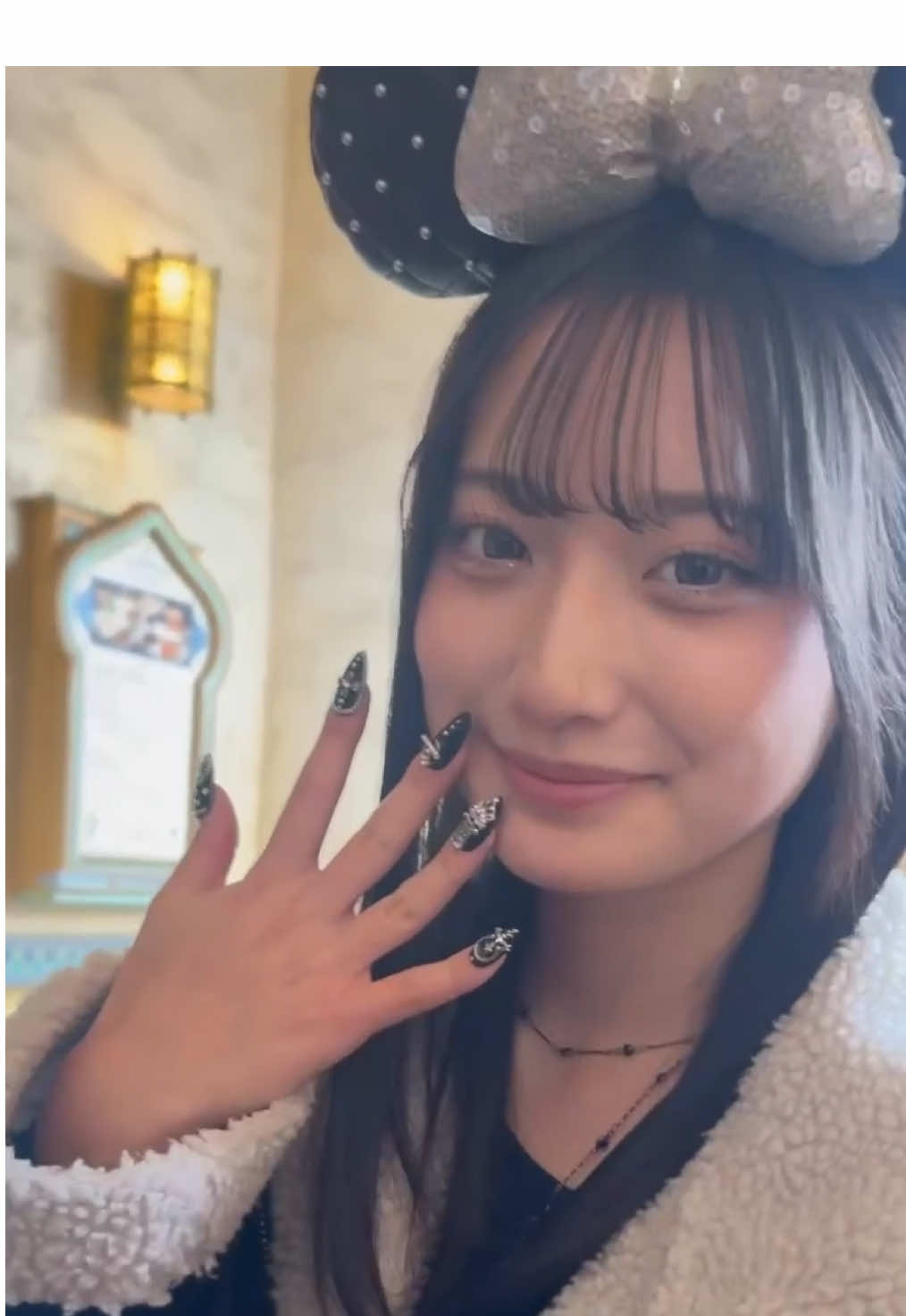 無加工のゆひ投下❤️‍🔥みゃう🐈🏰ネイルはママがやりました🩷@ゆうひ(15) #めるぷち#めるぷち研究生 #高一 #ディズニー #無加工 #みゃう#モノマネ 