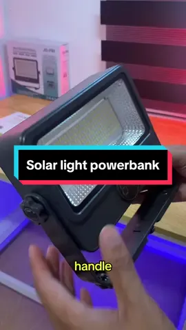 Solar light na powerbank narin, napaka convenient at napaka ganda ng quality 💕 #solarlights #solarlight #powerbank #portablelight #emergencylight 
