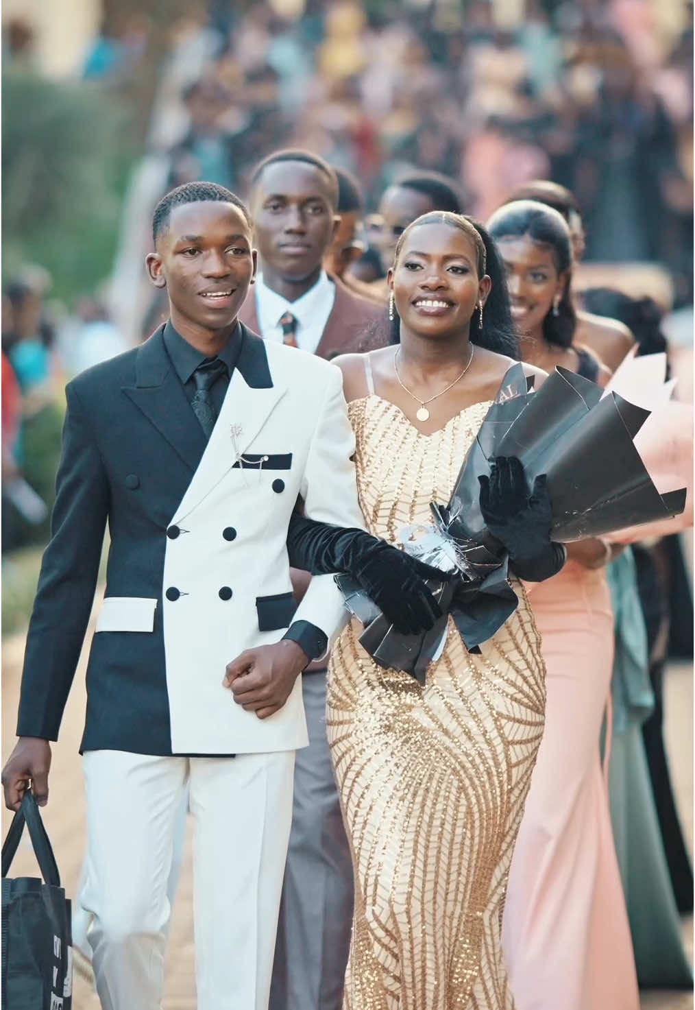 Serving looks, not just grades. Prom day  St joseph of nazareth. #RedCarpetReady #PromRoyalty #GlamModeOn #PromElegance #RedCarpetFeels #AllGlamEverything 