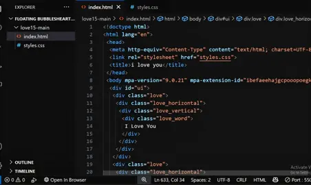 Only for you😁😚#HTML #css.style
