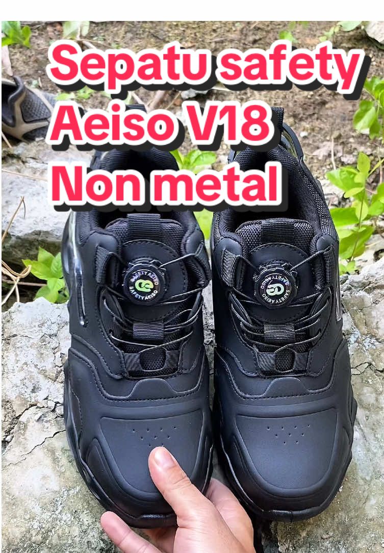 Sepatu safety Aeiso V18 non metal sepatu safety ringan dan enteng banget #sepatusafety #safetyshoes #sepatusafetyproyek #satuvideosatuhari #semuabisaaffiliate #sepatusafetysport #sepatusafetytaliputar 