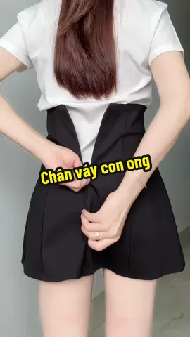 Chân váy a, chân váy con ong#thơitrangnu #xuhuongtiktok #chanvay #chanvayconong #chanvaya #chanvayngan #viralvideo #thinhhanh 