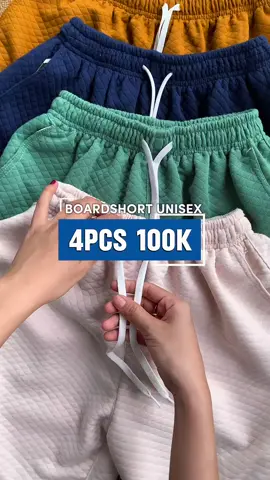 rekomendasi celana pendek comfort diamond knit pria wanita boardshort #celanapendek #celanamurah #fyp 