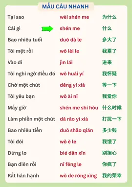 Một số mẫu câu thông dụng. #hoctiengtrung #tiengtrungmoingay #hoctiengtrungmotuonglai #giaotieptiengtrung #tuhoctiengtrung #giaotieptiengtrungmoingay #tiengtrungonline #tiengtrungchonguoimoibatdau 