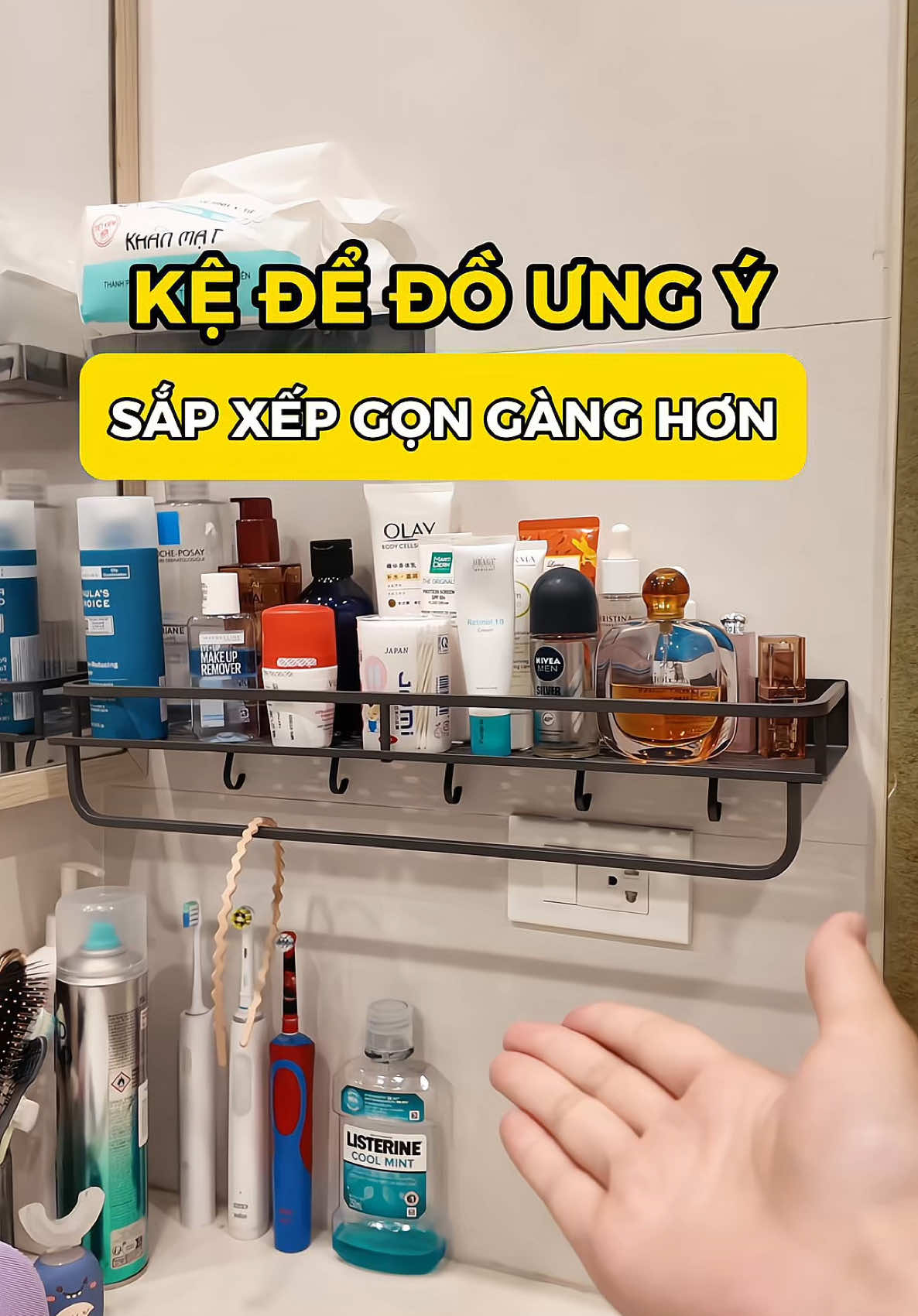 Kệ để đồ ưng ý, bao lâu nay mới tìm ra #kededodanang #kedenhatamnhavesinh #kededonhatam #kededo #keuchan #giadung #giadungtienich #donnha #review #nhacuadoisong #dandanreview #homeandliving #giadunggiadinh #kedantuong #kenhatamdantuong 