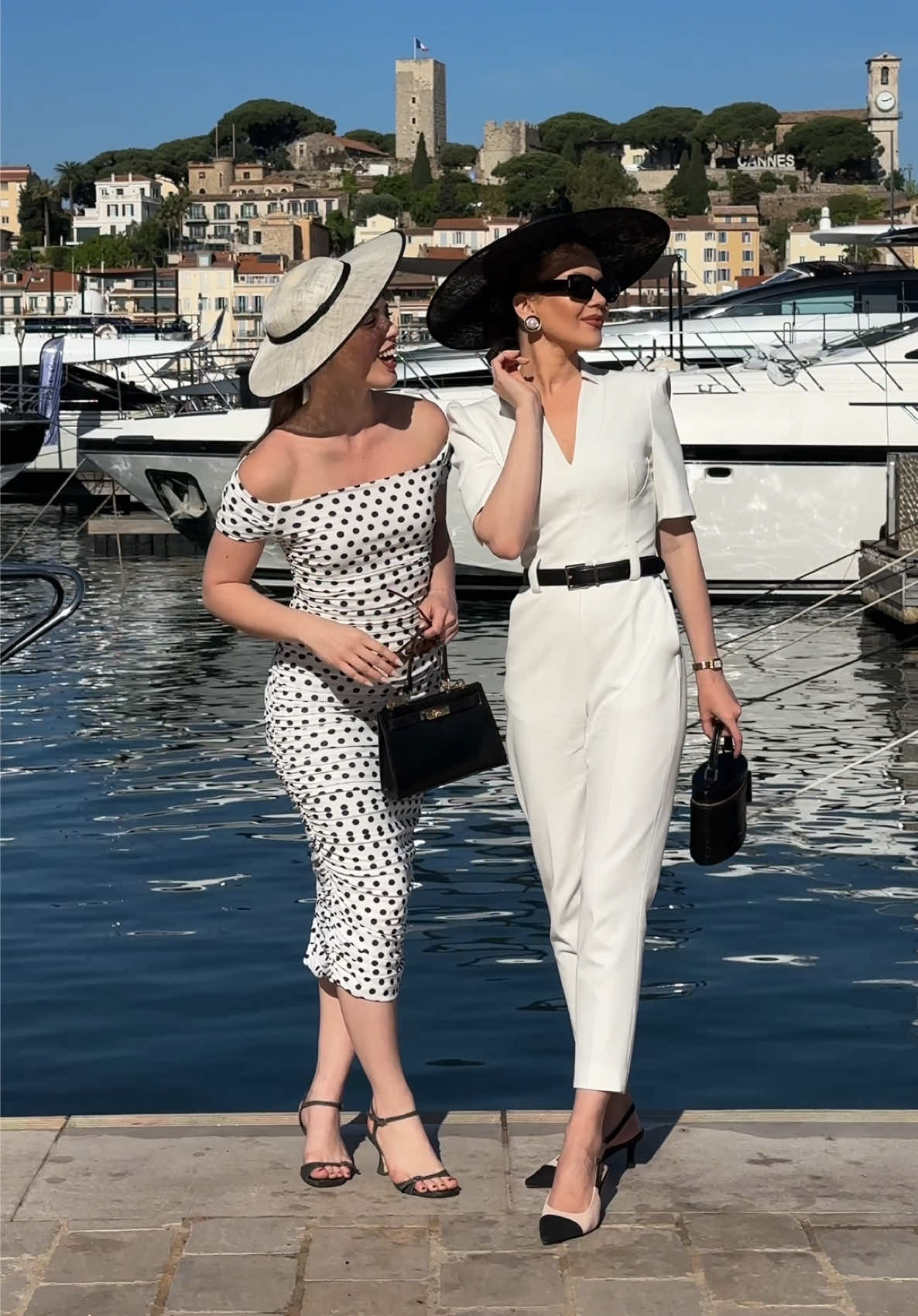 Classy women 🛥️🤍with my @ivanamilosevic #oldmoney #oldmoneyaesthetic #oldmoneyoutfits #classy #classystyle #elegant #elegantstyle #cannes #luxurylifestyle 