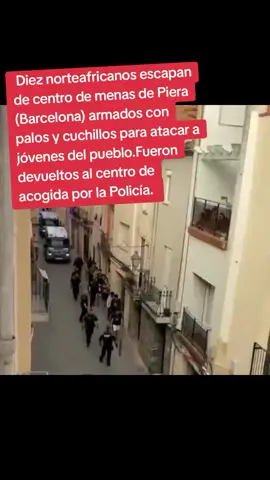 #barcelona#cuchillos#centro acogida# policia#