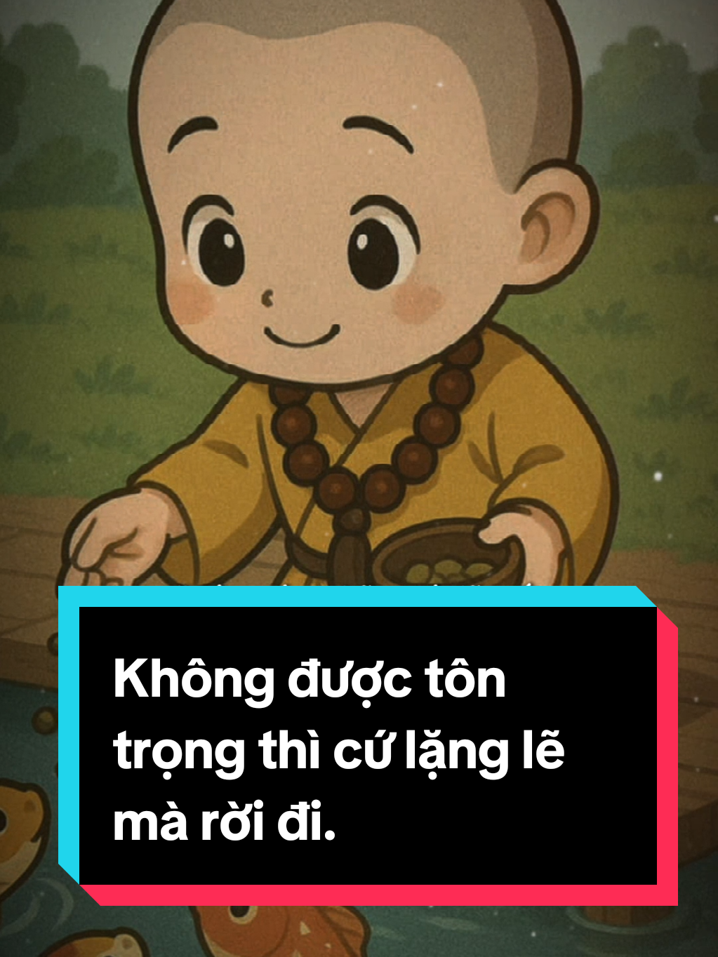 Không được tôn trọng thì cứ lặng lẽ mà rời đi.  #mrngam #viral #trending #trietlycuocsong #phongthuy #longnguoi 