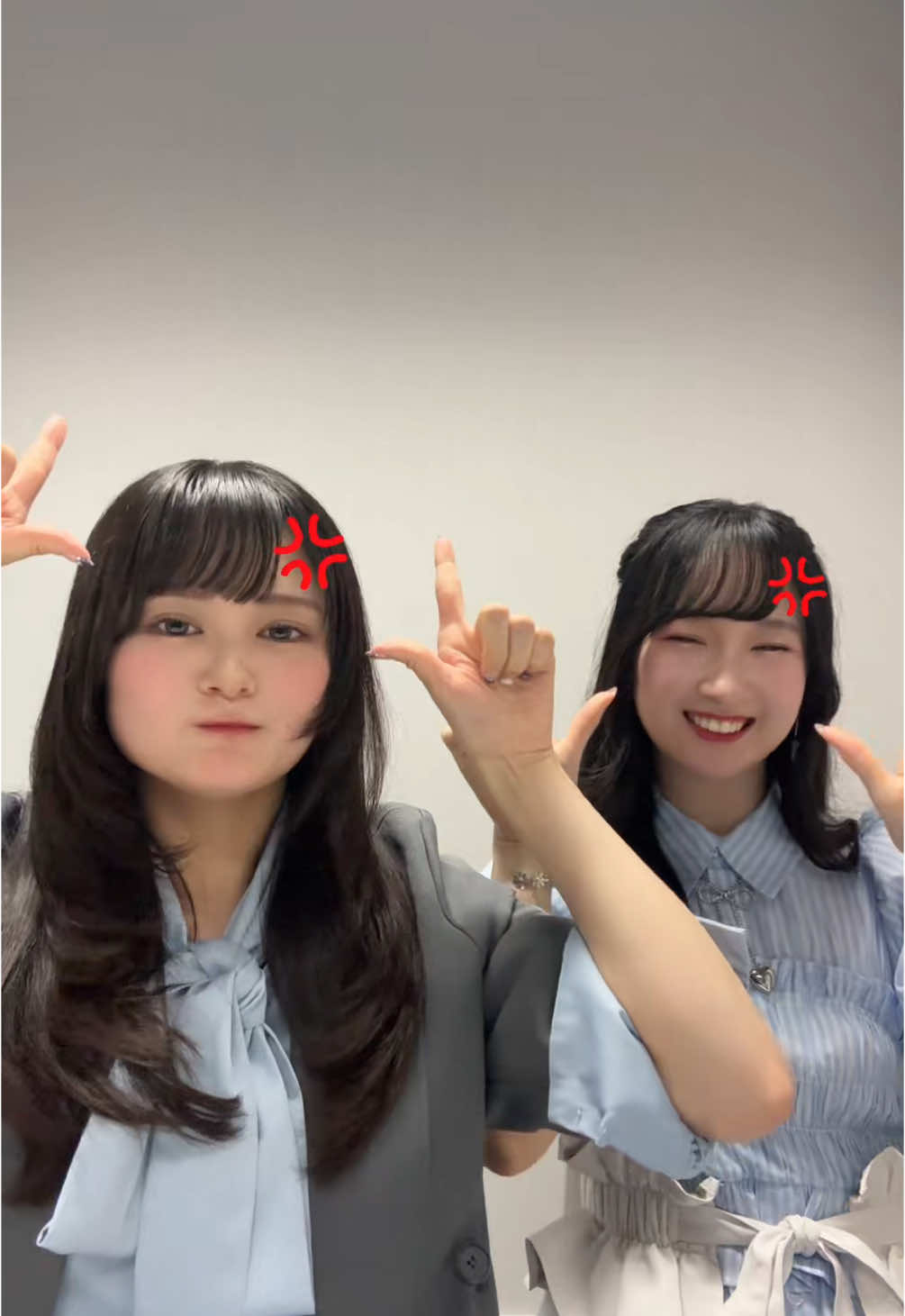 イライラしてるように見えない？🤔 #DayRe #橘美來 #宮沢小春 #イライラ 