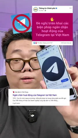 Lí do Telegram bị chặn tại Việt Nam  #ThanhCongNghe #LearnOnTikTok #review 