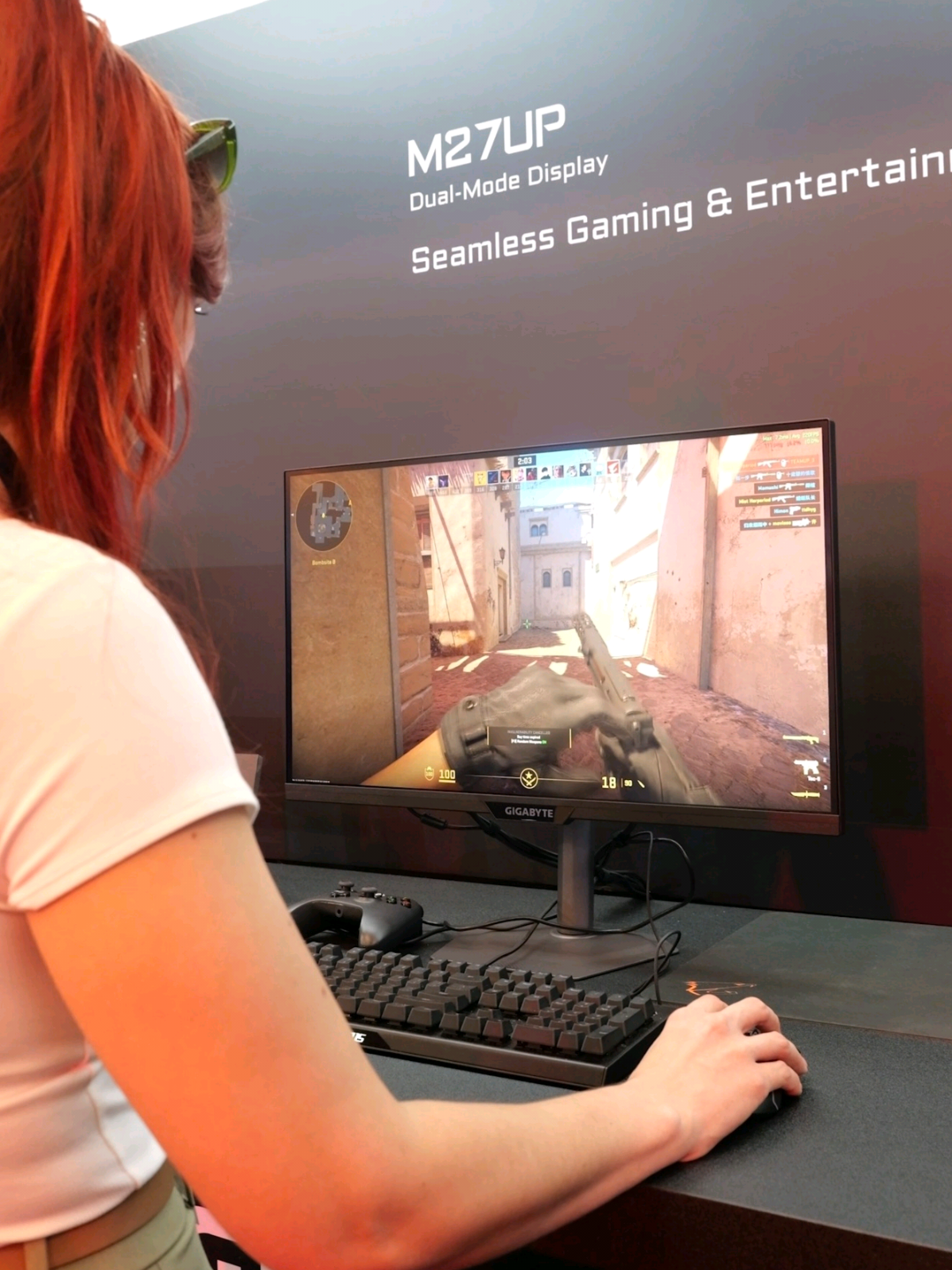 Gigabyte and AORUS pulled up to Computex  2025 with some wild tech, like this monitor that auto-switches your crosshair based on your weapon and dims when you get flashbanged Yeah thats wild 🤯🤯👌👌 They also dropped a 500Hz QD-OLED that’s buttery smooth and seriously vibrant, plus a dual-mode display that flips between 4K 160Hz and 1080p 320Hz on the fly. And for creators or students? The refreshed Aero and AORUS A-series laptops are looking clean, powerful, and surprisingly affordable. #pcbuild #pcgaming #computex2025 #aorus #gigabyte #pcgaming #csgo #techtok @AORUS North America 