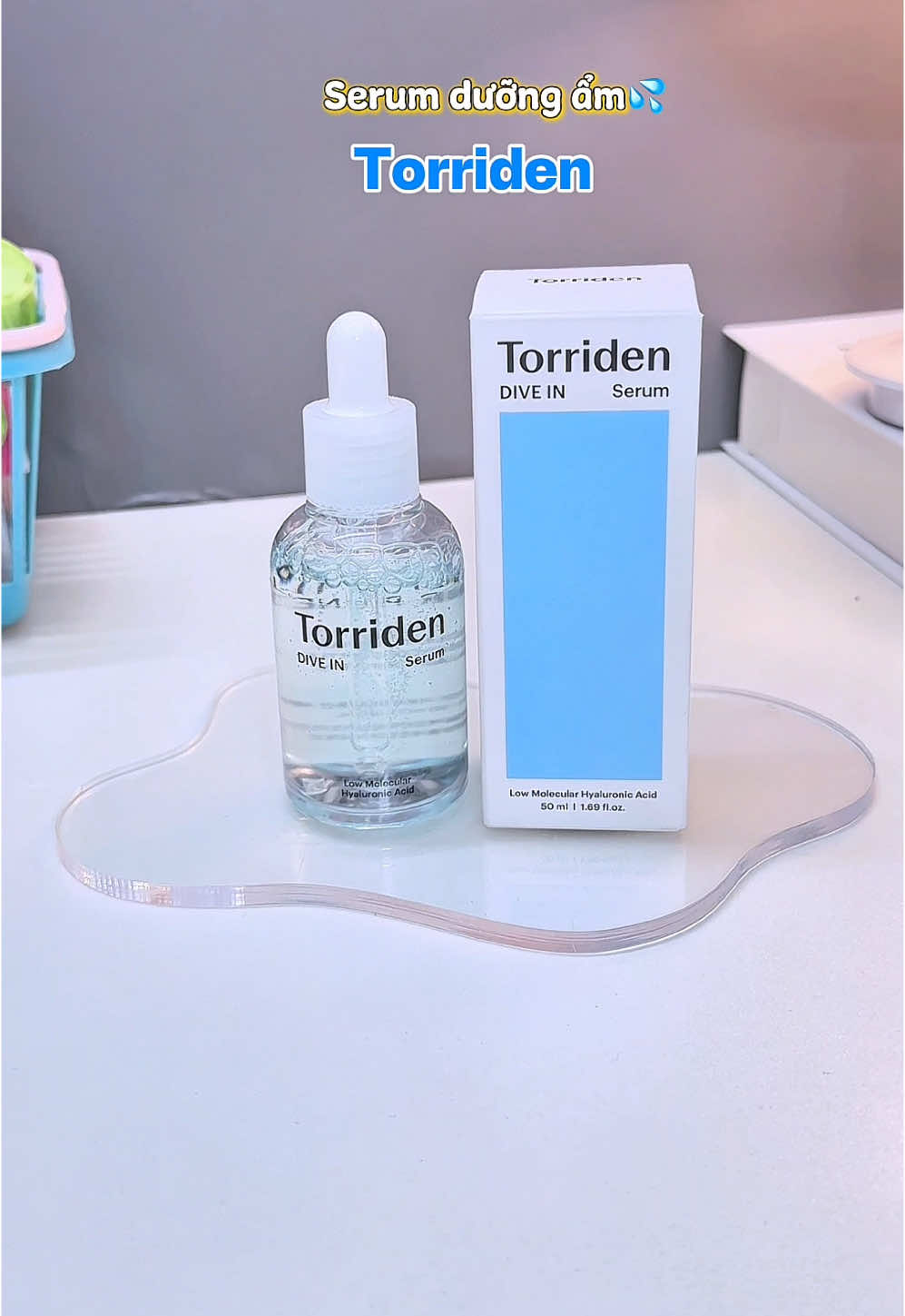 Serum dưỡng ẩm Torriden chân ái cho da thiếu ẩm💦#serum #serumduongam #serumcapam #serumtorriden #torriden #skincare #beautytips #routineskincare #xuhuong 