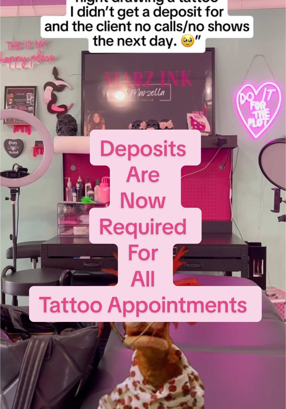 Why stink 🥺 why you do us like that? Now we have to require deposits when booking. 😕  #tattoohumor #tattooartist #relatable #tattoocontent #tattoos #tattooapprentice #marzellainklab #customtattoo #tattooshoptok #foreveryourstattoobrandon #CapCut 