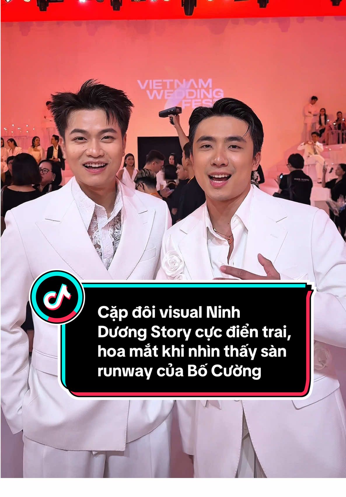 Cặp đôi visual Ninh Dương Story cực điển trai, hoa mắt khi nhìn thấy sang runway của Bố Cường #sixdo #sixdofamily #domanhcuong #domanhcuongshow #domanhcuongofficial #sixdoshow #vietnamweddingfest #ninhduongstory #ninhanhbui #tungduong 