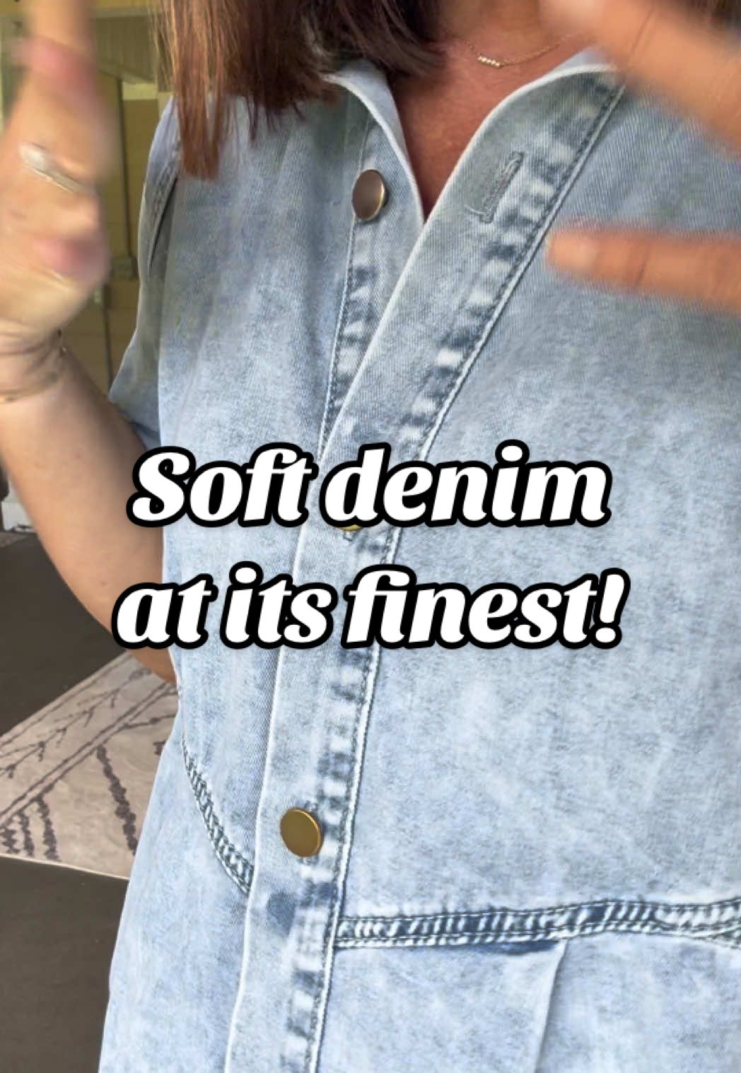 I’m not a tight dress girly in the summer—this one’s loose, cute, and easy to style. And yep… it has pockets and comfort!! #denimdress #denim #comfyclothes #dresses @Dear-Lover Shop.US 
