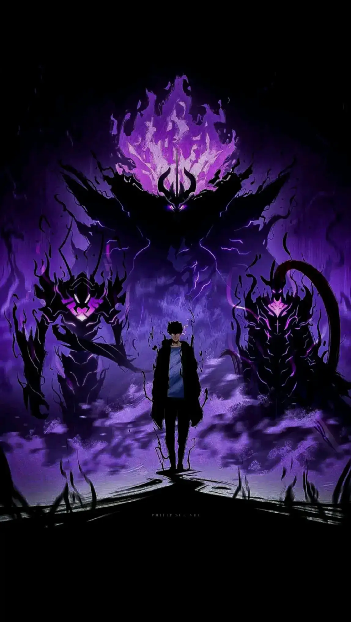 افضل صوار خلفيات هاتف لي انمي سولو ليفلينج
