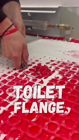 TILING Around the Toilet Flange. #DIYProjects #HomeImprovement #DIYHome #WorkshopGoals #BuilderLife #ConstructionLife #PowerTools #ToolsOfTheTrade #BeforeAndAfter #DIYCommunity #design #plumbing 