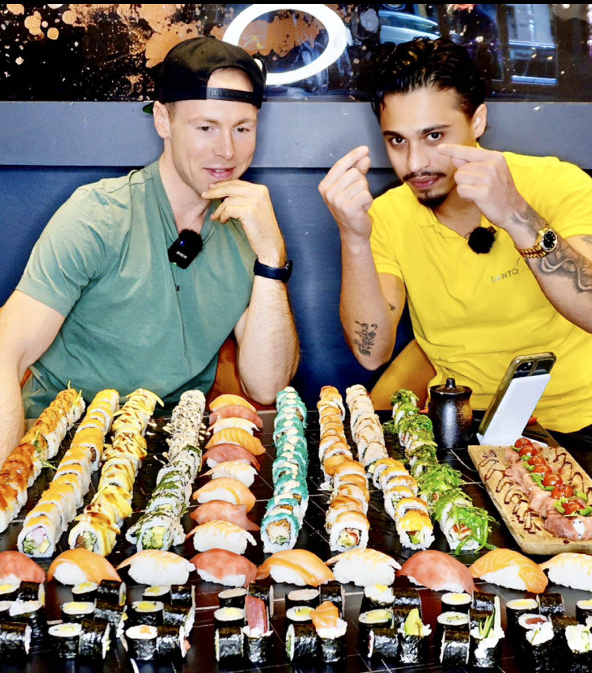 LEBENSLANG kostenlos SUSHI?😱 Ich habe den Rekord bei @Santo sushi aachen angegriffen!  14 Runden All You Can Eat Sushi in 90 Minuten – über 280 Stück bei Santo Sushi! 🍣  Der Deal: Wenn ich’s packe, gibt’s für immer gratis Sushi. 😨 Würdet ihr euch das zutrauen? Kommentiert, wer mit euch antreten würde! #SantoSushi #sushichallenge #bigm #foodchallenge #allyoucaneat #bigmeatsfood #Santo #sushi #aachen 