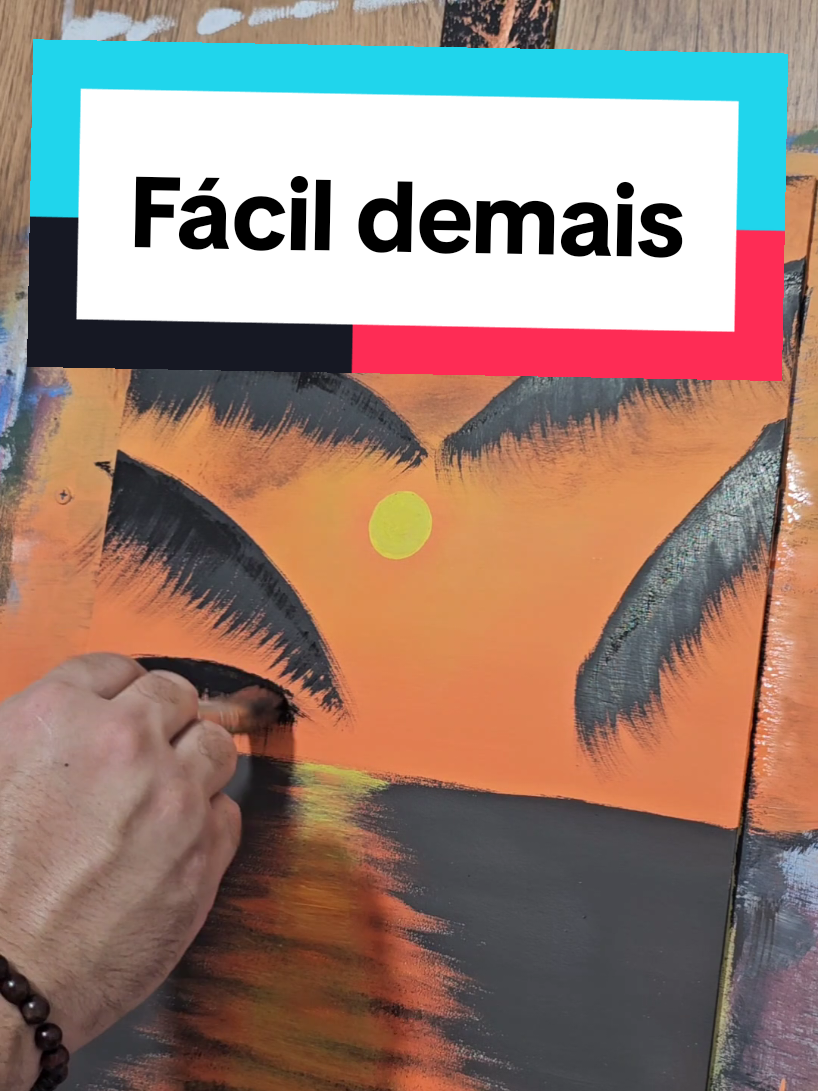 Rápido e fácil #arte  #artistaplastico  #pinturamaisrapida  #arteemtela  #aula  #façavcmesmotiktok  #fanpage  #viralvideotiktok  #foyou  #materiais  #decor  #artistarapido  #pinturafacil 