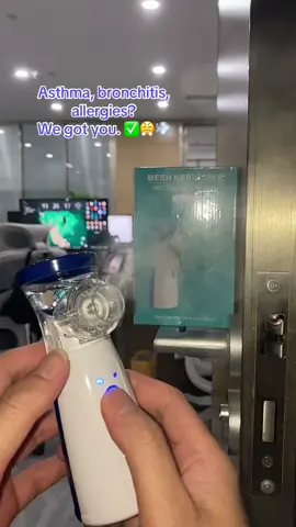 It's so convenient to have it. Everyone needs this masterpiece!🗣️ #MomsofTikTok #momhack #portablenebulizer #sick #sickbaby #sickbabyhack #kidhack #nebulizer