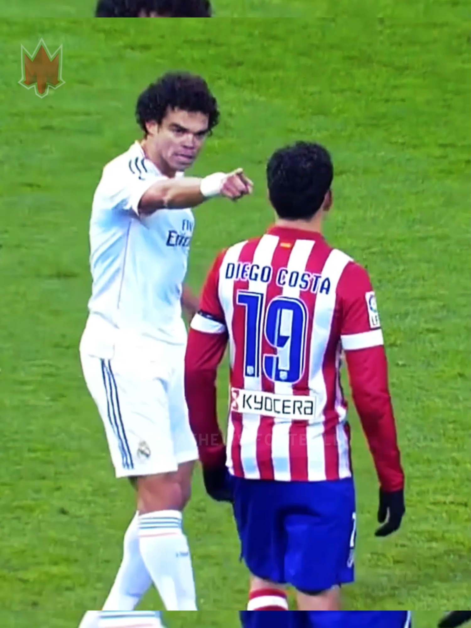 Ramos & Pepe vs Diego Costa☠️ #theartofdefending #sergioramos #pepe #diegocosta