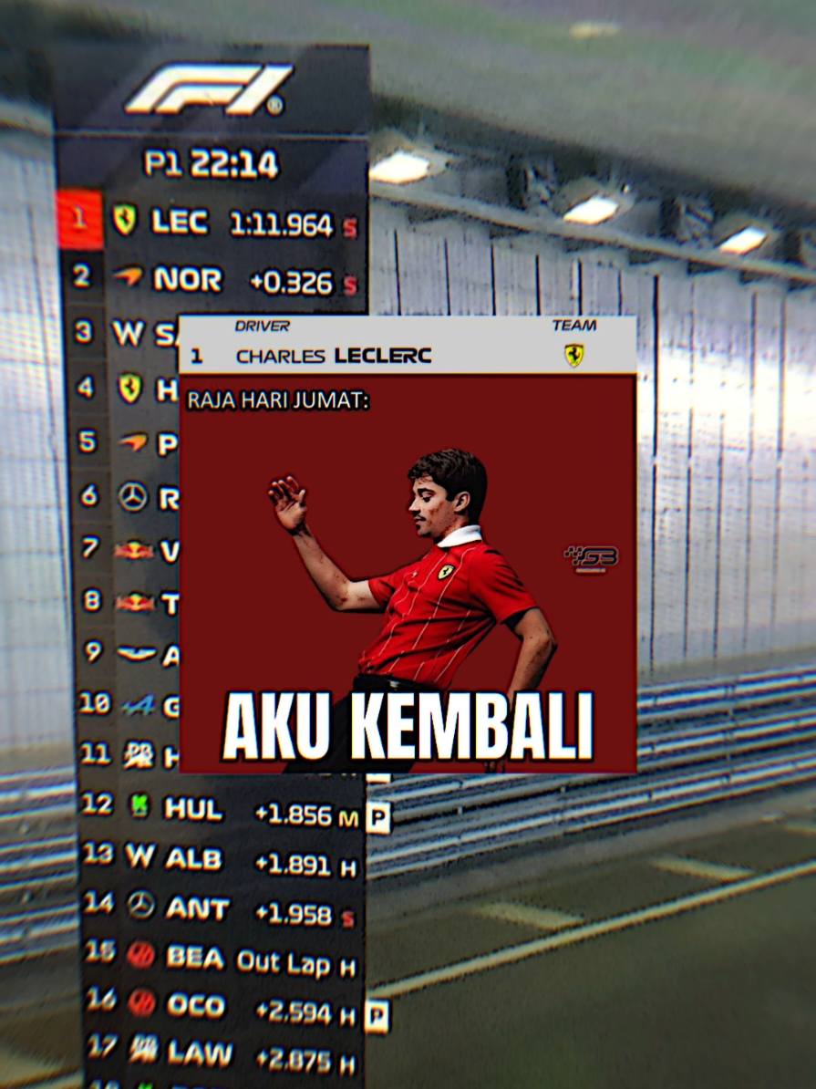 raja di hari jumat kembali :  #charlesleclerc #scuderiaferrari #formula1 #motosport #ferrarif1 #monacogp #lewishamilton #raceweek #practice #fypage #CapCut #formula1edits #f1tiktok #f1edit #beranda #fypage #fyp #formula1edits 