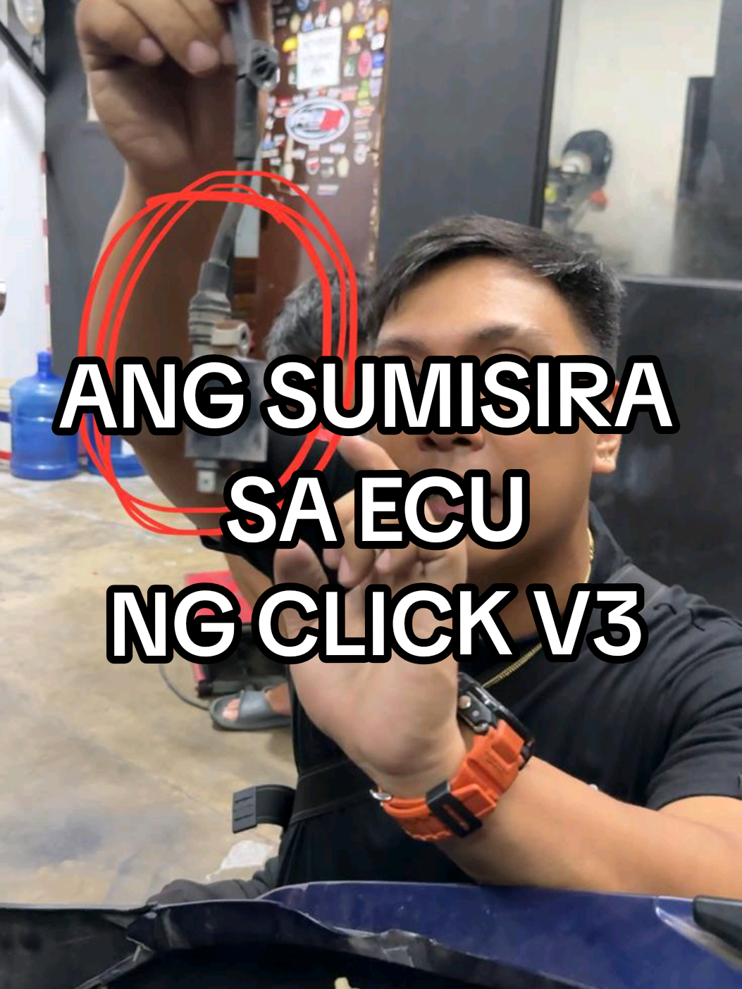 Ang sumisira ng ECU ng Click V3. Defective na agad! #motorcycle #honda #clickv3 #ecu