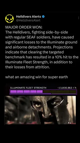 The #helldivers2 community after we killed 2.5billion squids in less than 3 days. THE FIGHT IS STILL NOT DONE. WE MUST DEFEND SUPER EARTH, MANAGED DEMOCRACY, AND MOST OF ALL OUR FREEDOM! #helldivers2game 