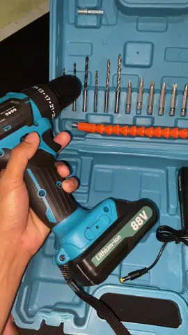 Makita 88v mesin bor 2 baterai full set lengkap Tenaga besar, hasil maksimal. 88V bukan main-main #guncang66spesialgajian #borbaterai #cordless #rekomendasi #fypp 