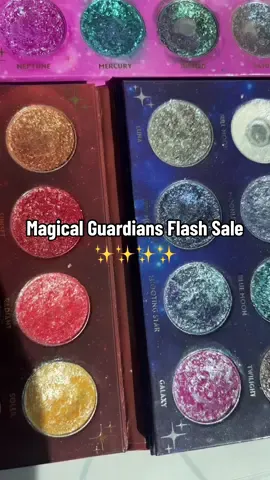 Replying to @chloe <3 Magical Guardians Palettes are on sale for the next 10 hours. @Yva Expressions ✨ #magicalguardianpalette #duochrome #duochromeyeshadow #glittermakeup #glittereyeshadow #eyeshadowpalette #spotlightfinds 