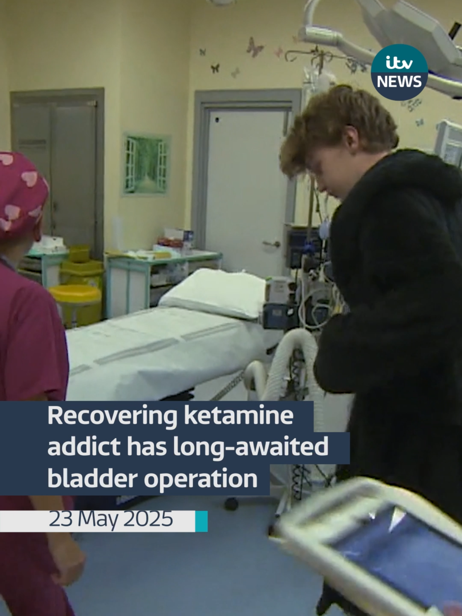 A recovering ketamine addict from Waterlooville has had a long-awaited operation, which he believes will turn his life around. Mitchell Woodhouse has been in severe pain after the drug left him incontinent and housebound. Now, surgeons at the QA Hospital in Portsmouth are removing his damaged bladder and are replacing it with one made from part of his intestine. For help head to: https://www.nhs.uk/live-well/addiction-support/drug-addiction-getting-help/ #itvnews #addictionrecovery