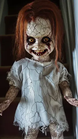 Scary baby girl #aiartist #horrorai #horrorlife #horrors 