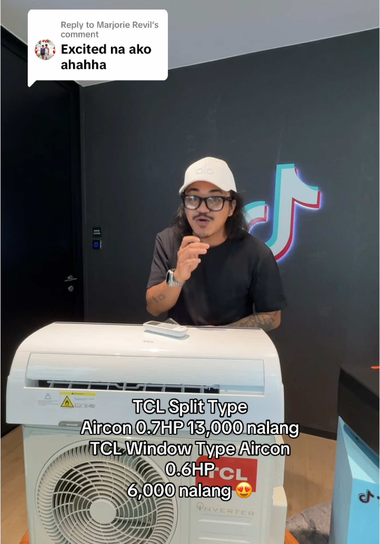 Replying to @Marjorie Revil Make sure naka follow ha? Pasok lang sa LIVE dali! #daddylouie #aircon 