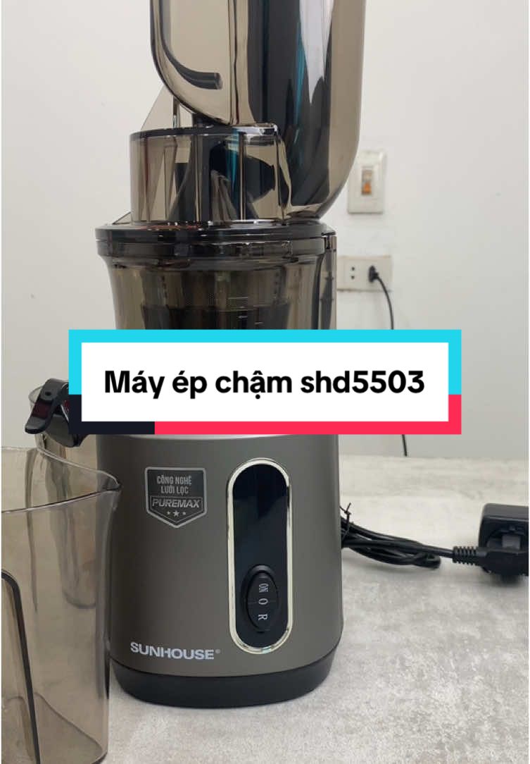 ✨Máy ép chậm Sunhouse SHD5503 ép trọn dưỡng chất✨ #mayepcham #giadunghieuhuy #videoviral #xh 