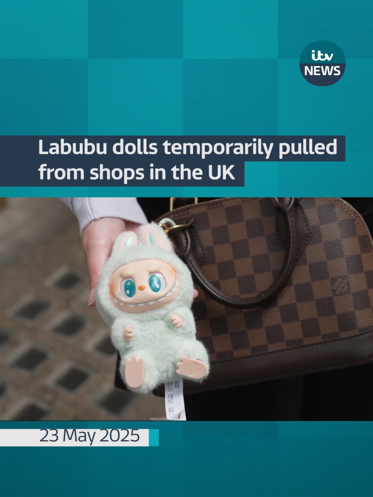 Pop Mart has paused the sale of Labubu dolls in its UK stores until June. #itvnews
