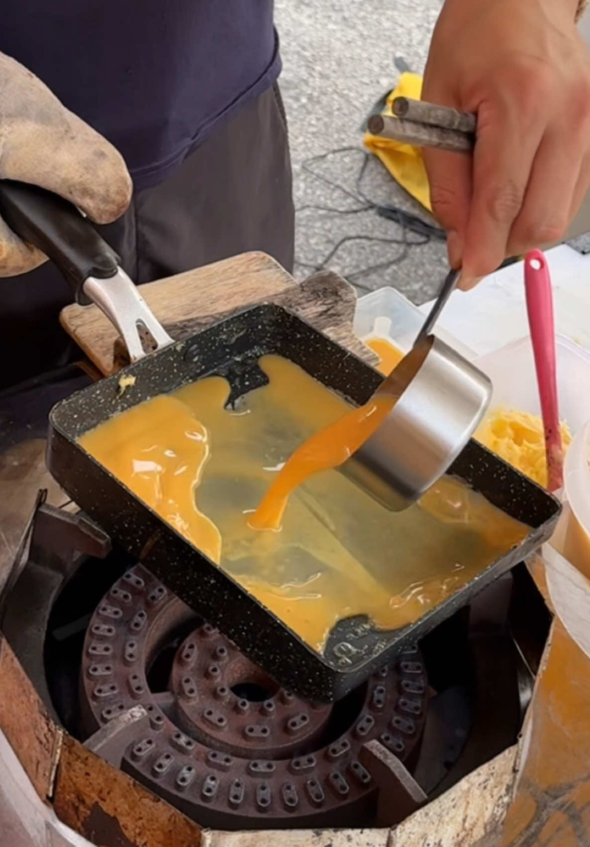 Egg Roll Omelette - Malaysia Street Food #short #foryou #f #fyp #foryoupage #fy #fypage #tiktok #trendingvideo #shorts #fyppppppppppppppppppppppp #real 